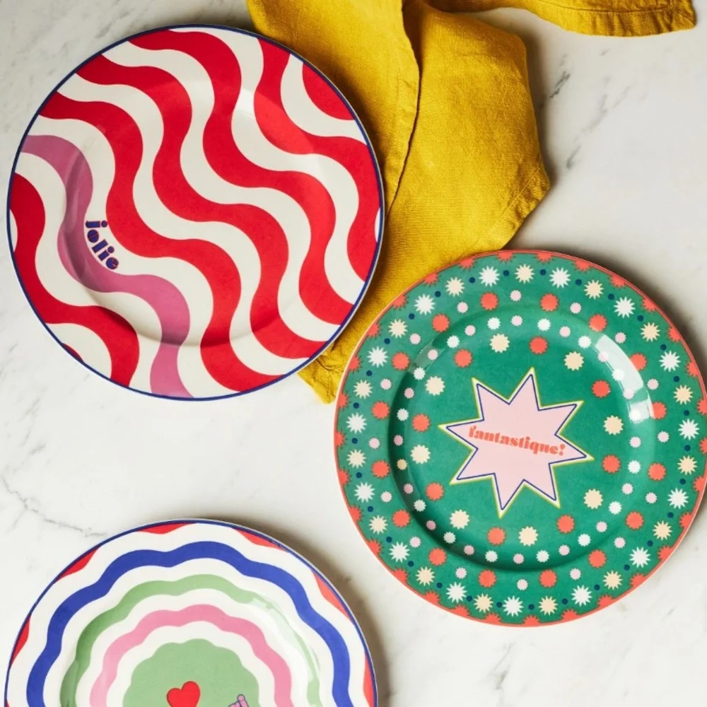 Paris Maeve boxed set of 4 plates